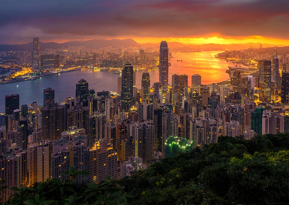 Hong Kong au lever du soleil (1000pcs)