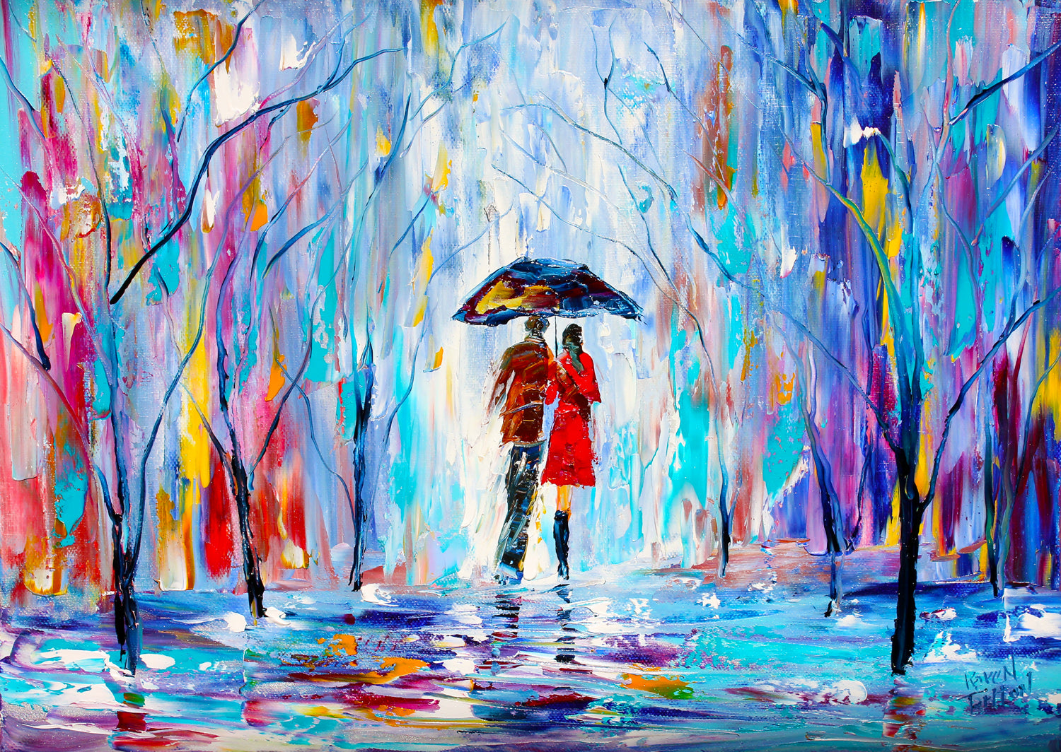 PFG Rainy Love (1000 pièces) (Utilisation - PUZZLES FOR GOOD)