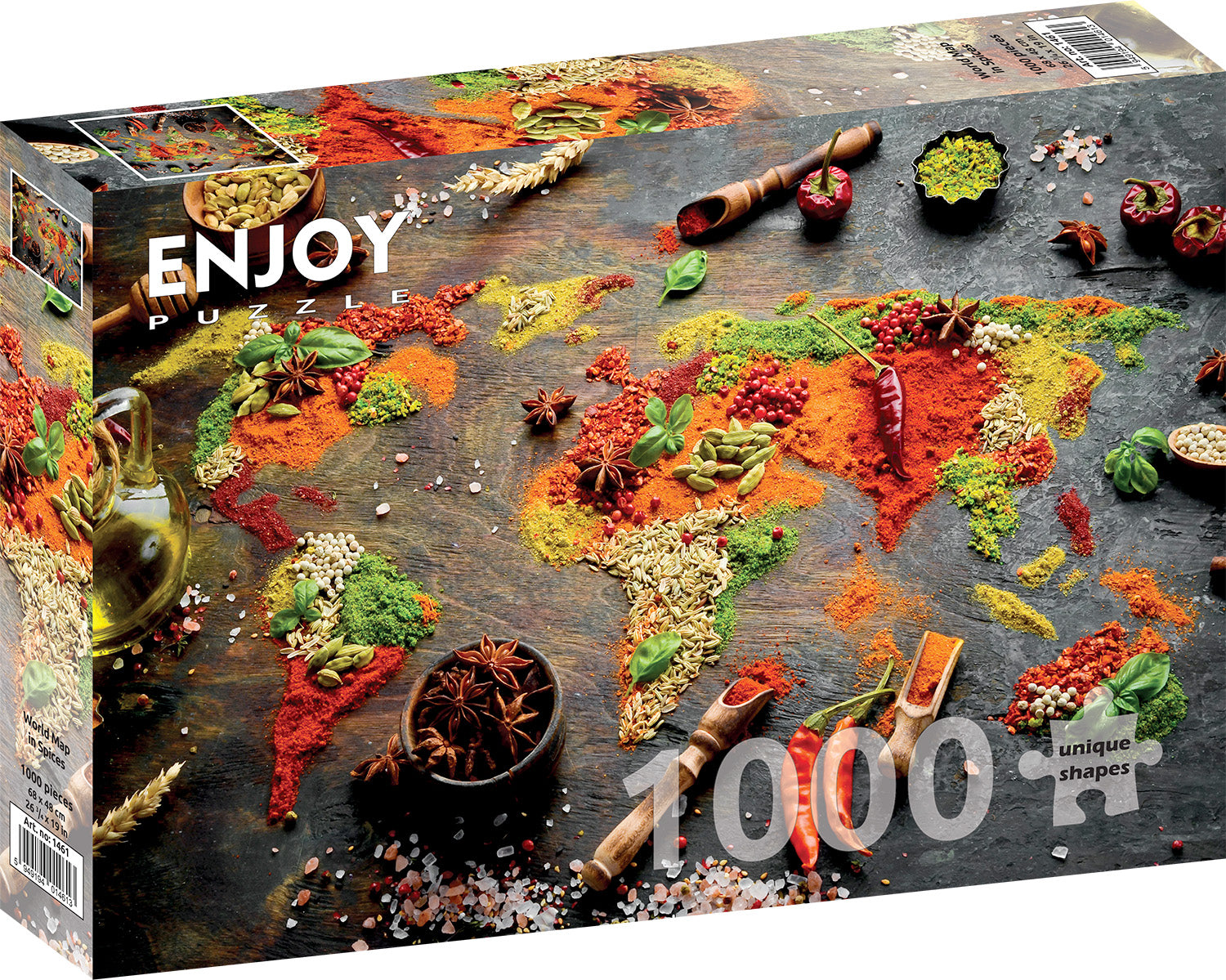 Carte du monde en épices (1000pcs)