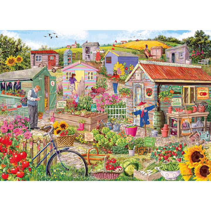 Life on the Allotment, Janice Daughters (1000pcs)