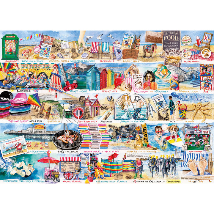 Deckchairs & Donkeys, Val Goldfinch (1000pcs)