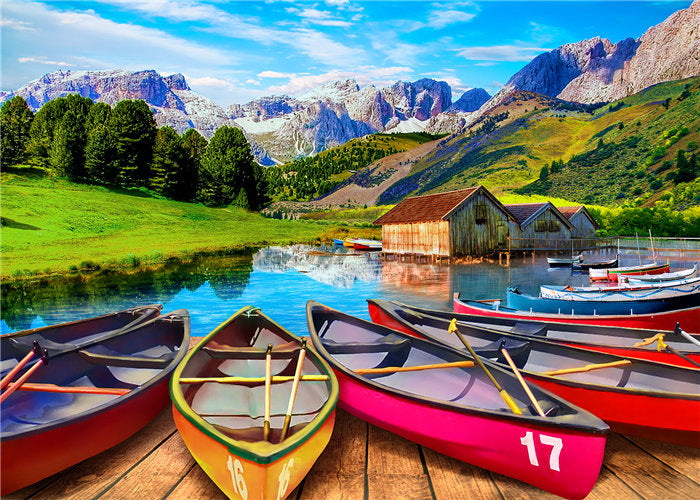 PFG Italie Lac Alpine (utilisation / Utilisé - Puzzles pour de bon)
