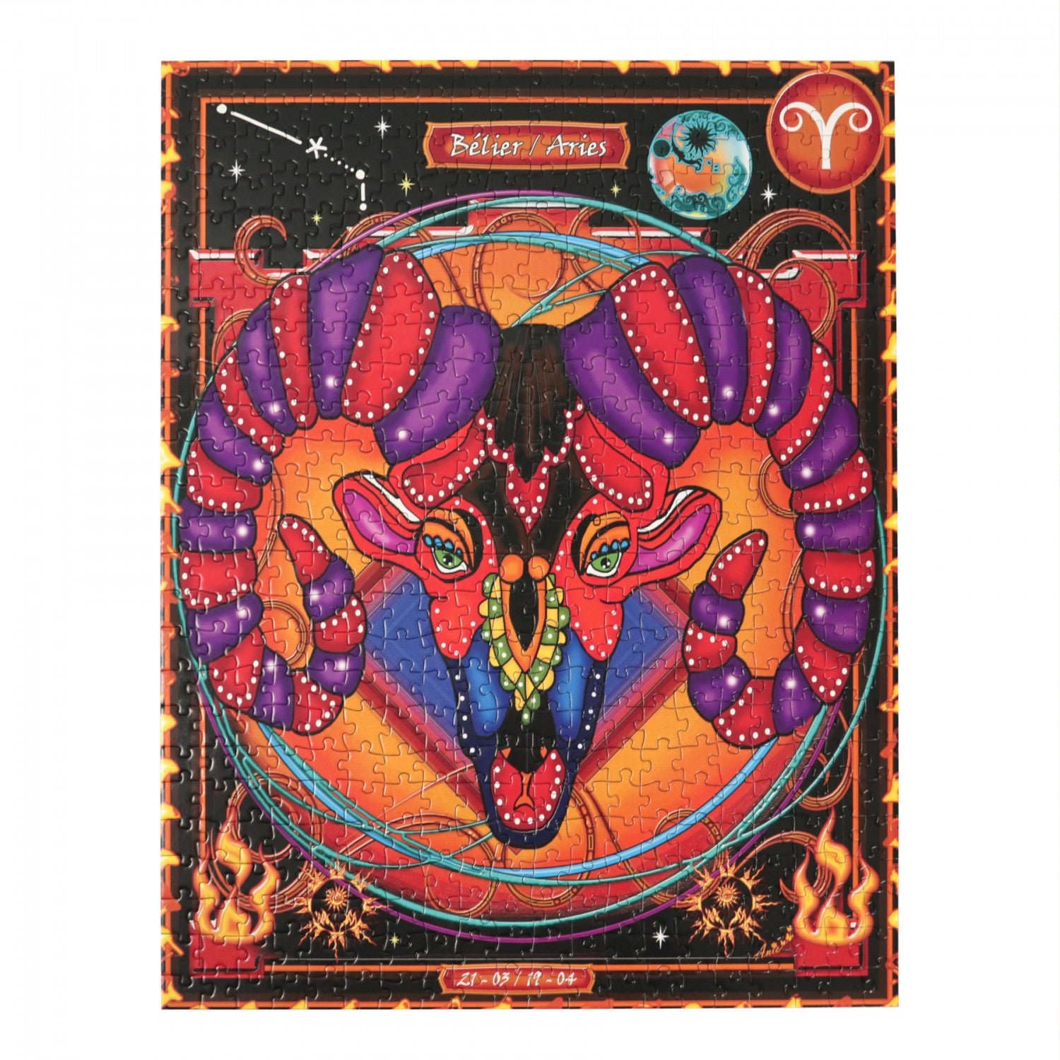 Signes de Feu (Belier, Lion, Sagittaire) 3x500pcs Fire Signs (Bélier, Leo, Sagittaire)