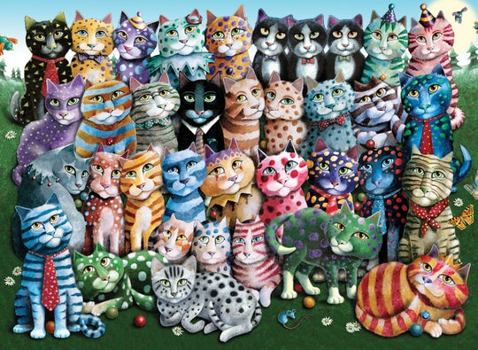 Réunion de la famille des chats, Laura Seeley (1000pcs)