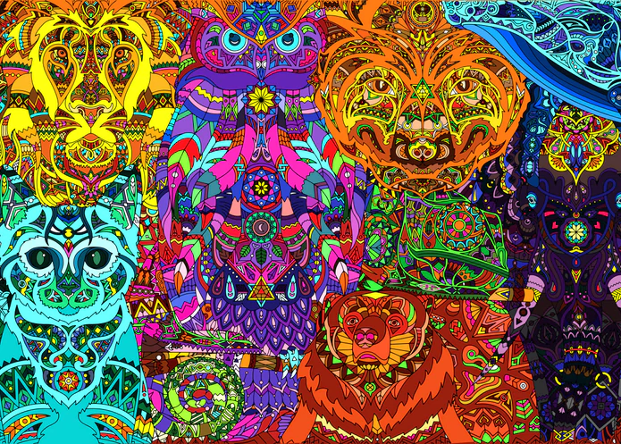 Animal tribal PFG (puzzles pour de bon)