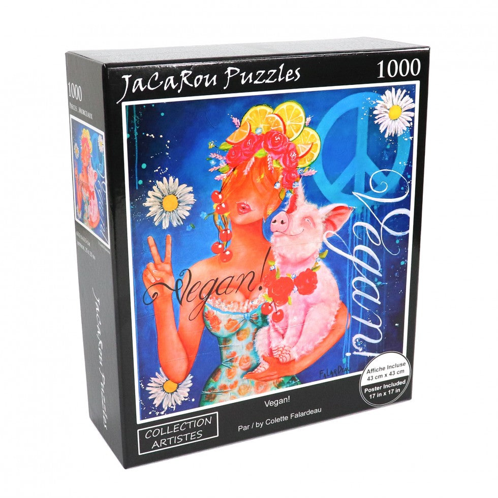 Végétalien! Colette Falardeau (1000pcs carré)