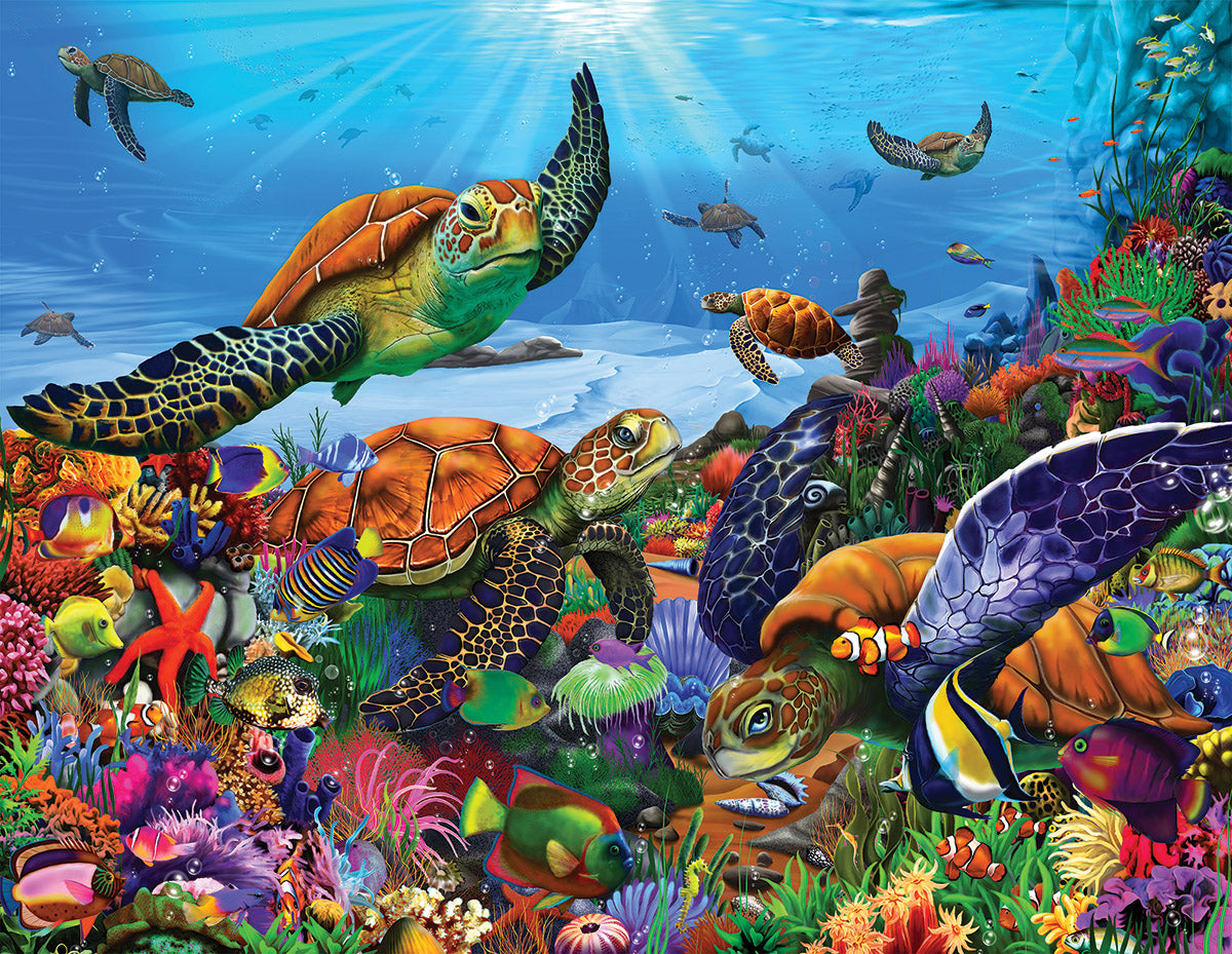 Amazing Sea Turtles, Gerald Newton (300pcs)