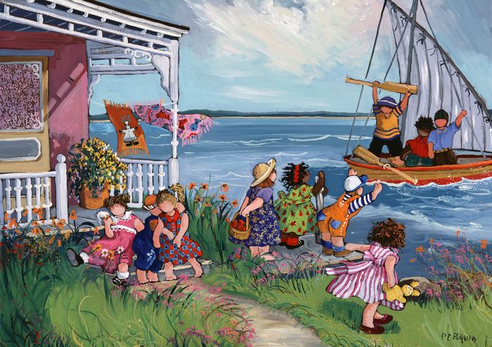 At the Cottage (Au chalet), Pauline Paquin