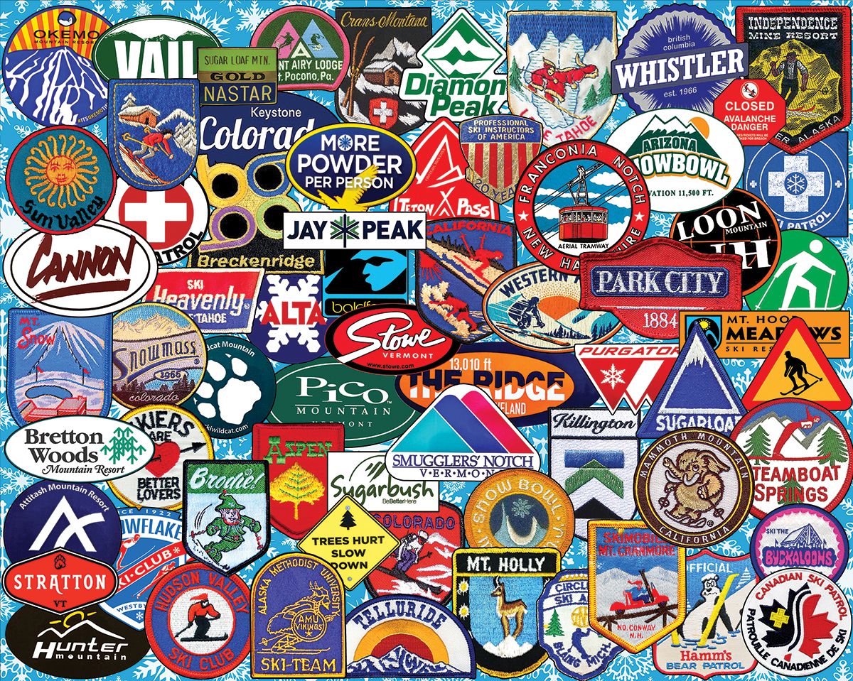 Ski Badges, Lewis T. Johnson