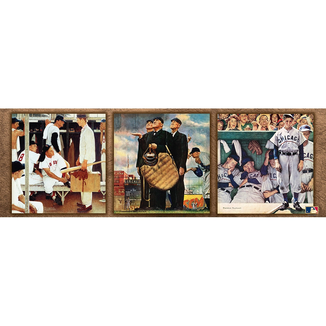 Saturday Evening Post - Baseball Collection, Normal Rockwell (Panoramic) (1000pcs)