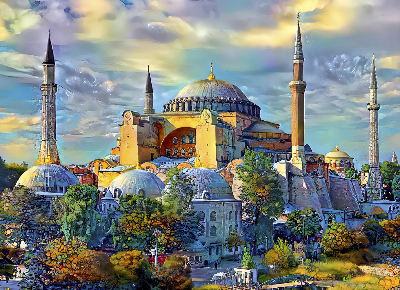 Hagia Sophia, Istanbul, Turquie (1000pcs)