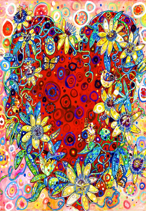Passion Flower, Sally Rich (1000pcs)