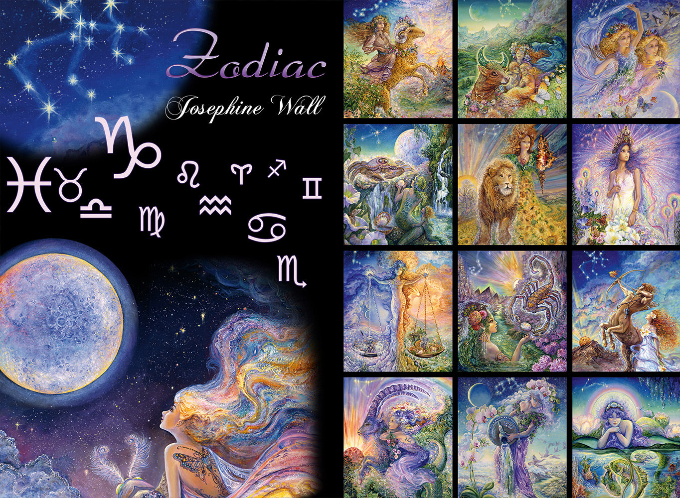 Signs of the Zodiac, Josephine Wall (3000pcs)