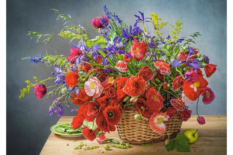 Bouquet avec coquelicots (500pcs)