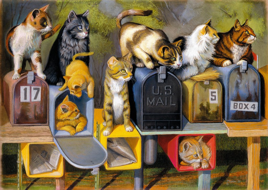 Ravensburger Cat's Got Mail (300 Large)