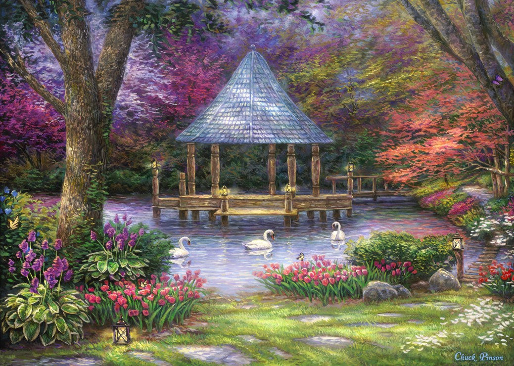 Swan Pond, Chuck Pinson (500pcs)