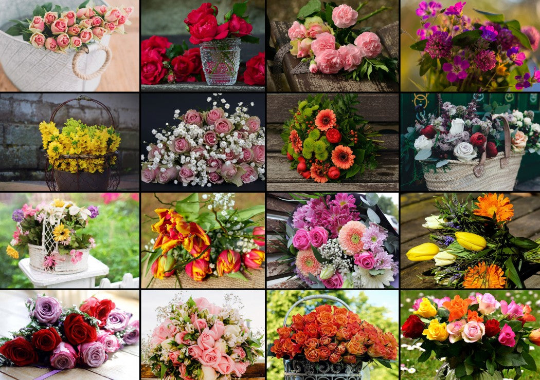 Collage - Fleurs (1500pcs)