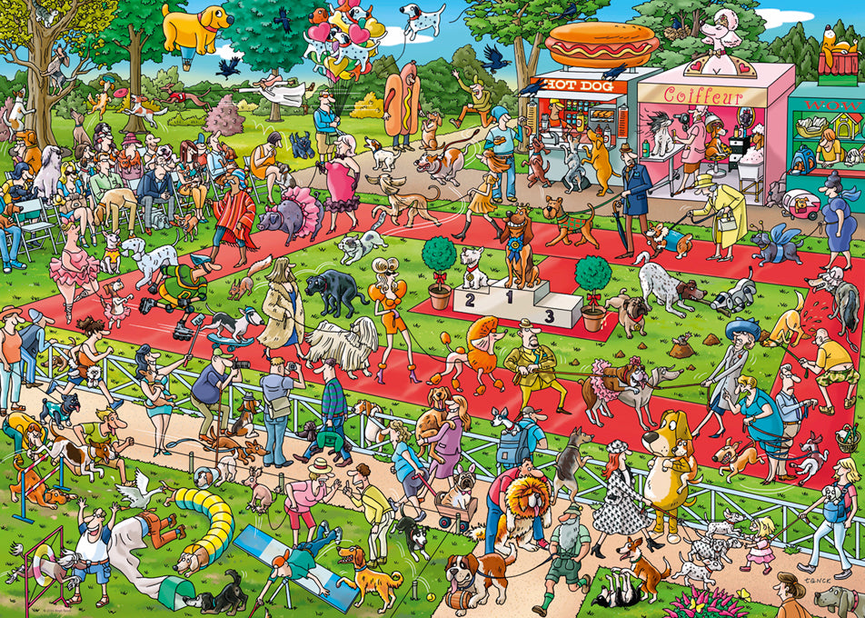 Salon pour chiens, Birgit Tanck (boîte triangulaire)