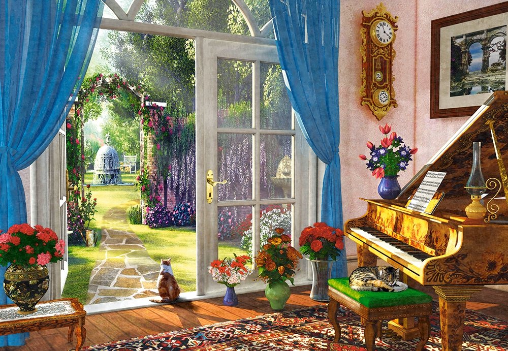Doorway Room View, Dominic Davison (1000pcs)