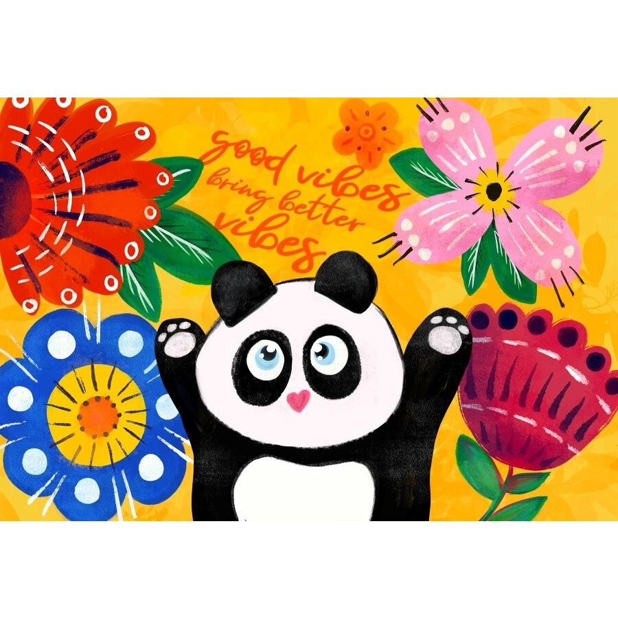 Puzzle Pandas - Good Vibes - Mini Puzzle
