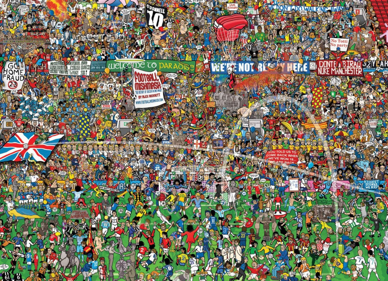 Mishmash - Histoire du football, Alex Bennett (finition d'or) (3000pcs)