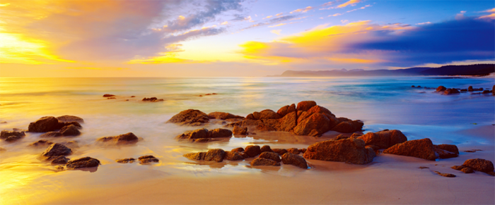 Friendly Beaches - Tasmania, Australia (Panoramic)