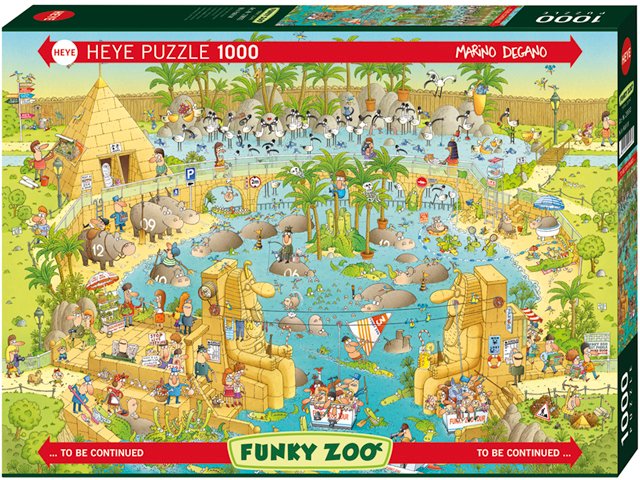 Funky Zoo: Nile Habitat, Marino Degano (1000pcs)