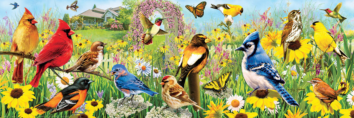Garden Birds, Greg Giordano (panoramique)