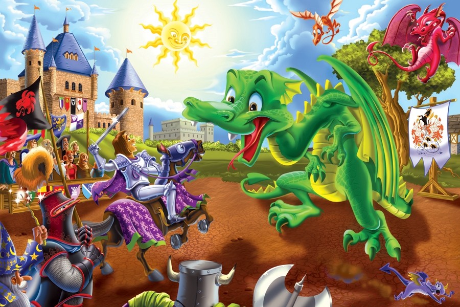 Knights and Dragons (Floor Puzzle)