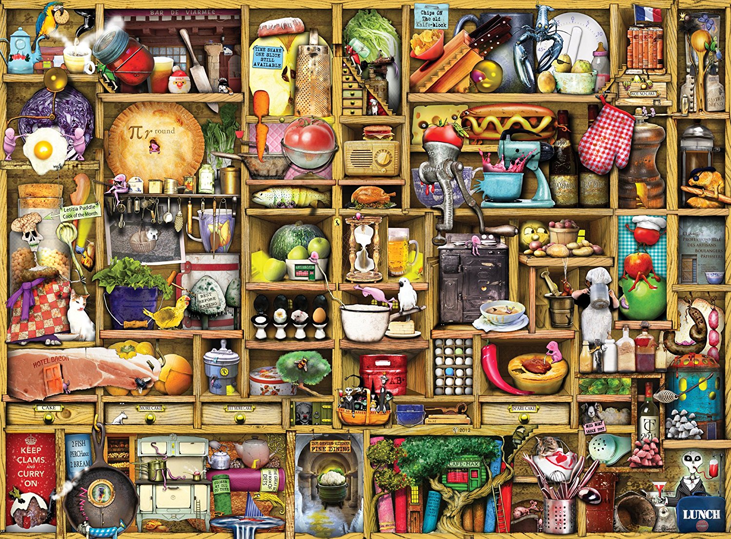 Ravensburger Kitchen Cupboard, Colin Thompson (1000pcs)