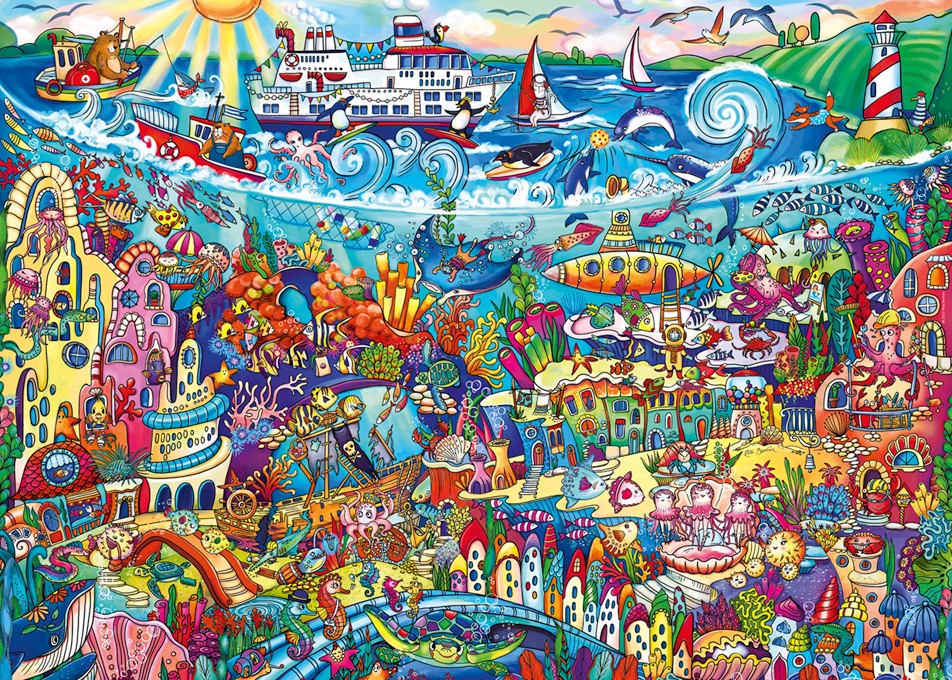 Magic Sea, Rita Berman (boîte triangulaire) (1000pcs)
