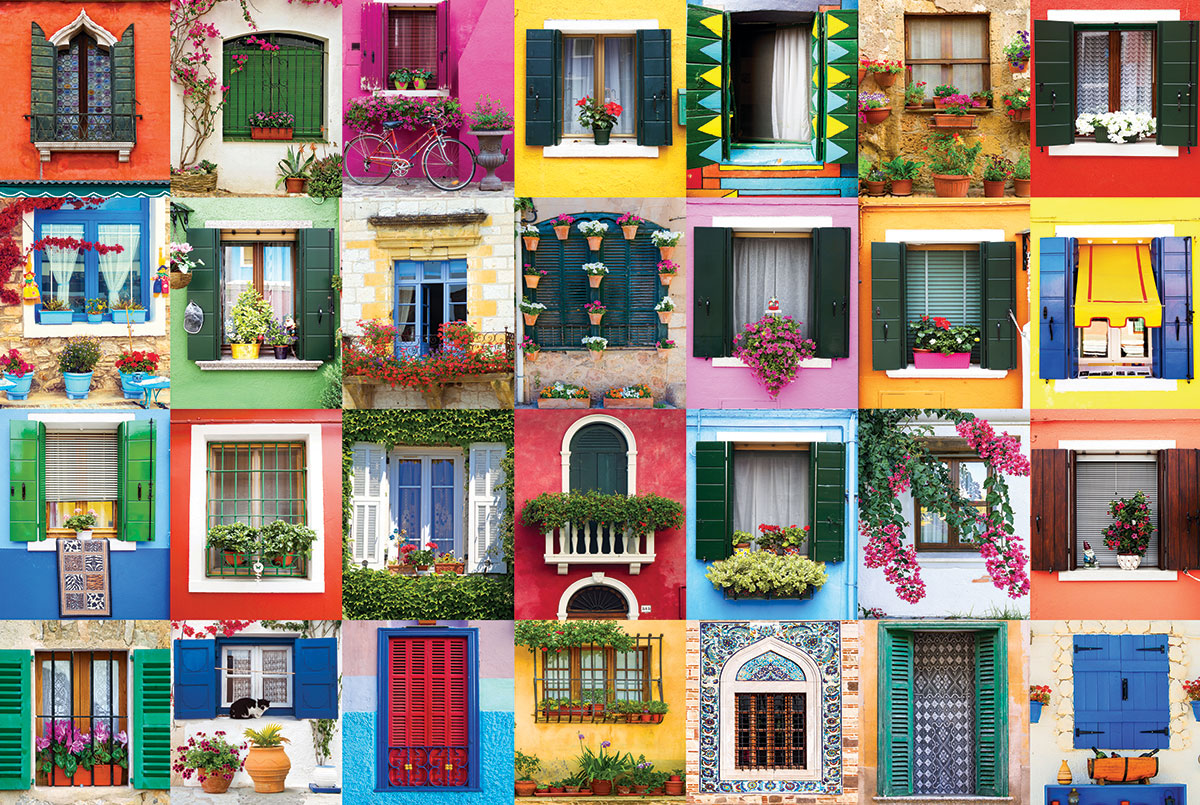 Colors of the World - Mediterranean Windows