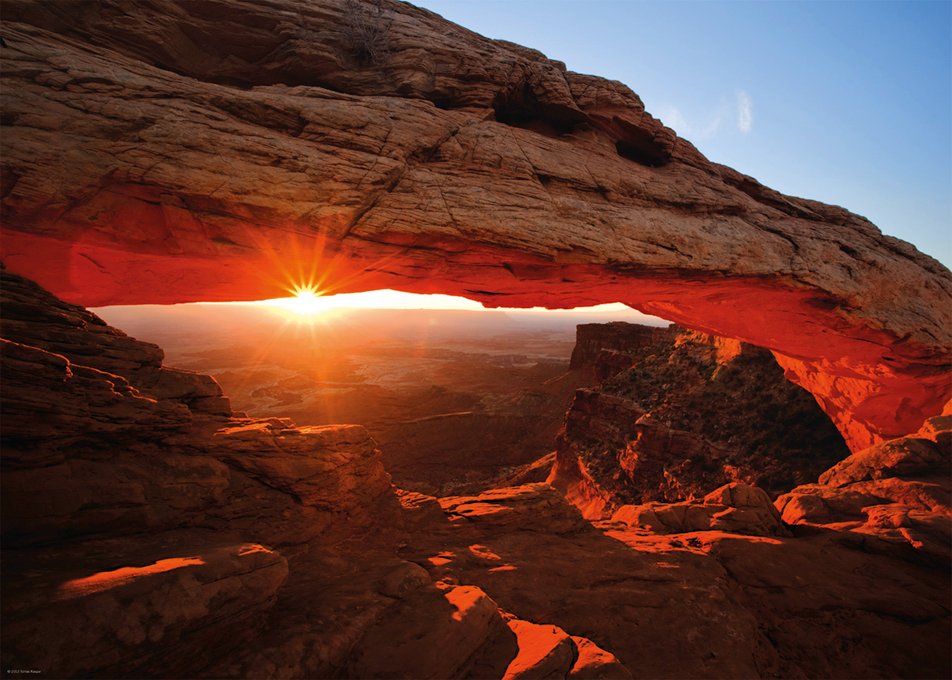 Mesa Arch - Parc national de Canyonlands, États-Unis, AVH (1000pcs)