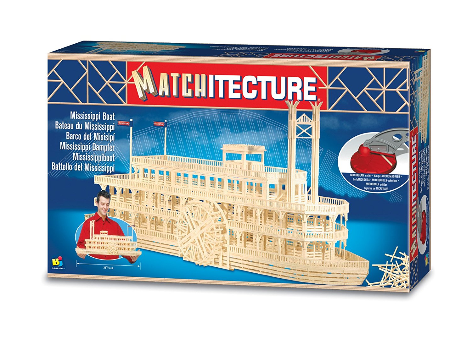 Matchitecture Construction Kit - Mississippi Boat