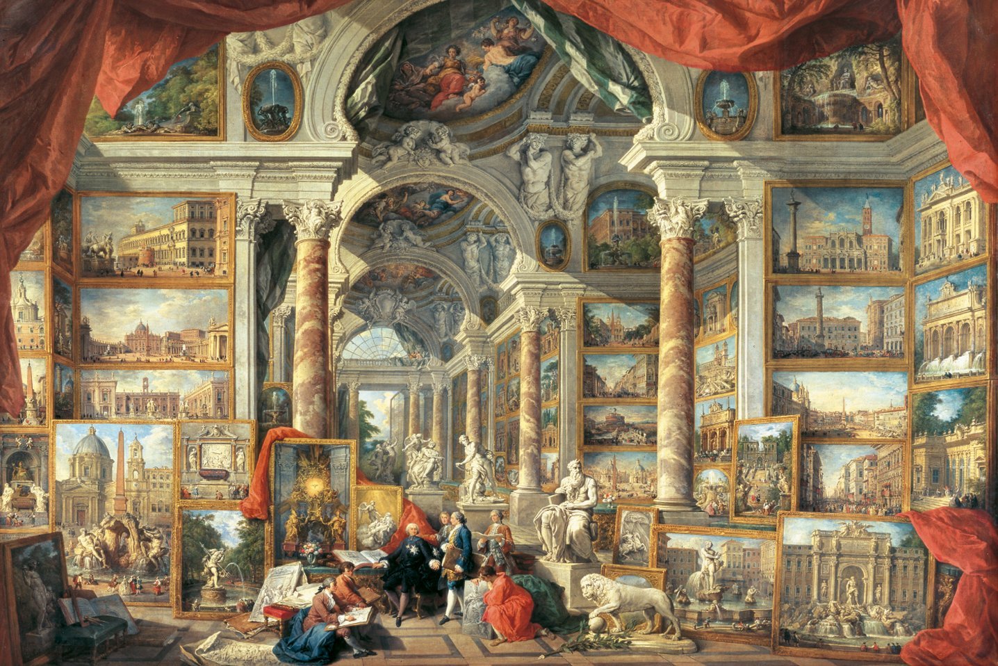 Vues de Ravensburger sur la Rome moderne, Giovanni Paolo Panini (5000pcs)