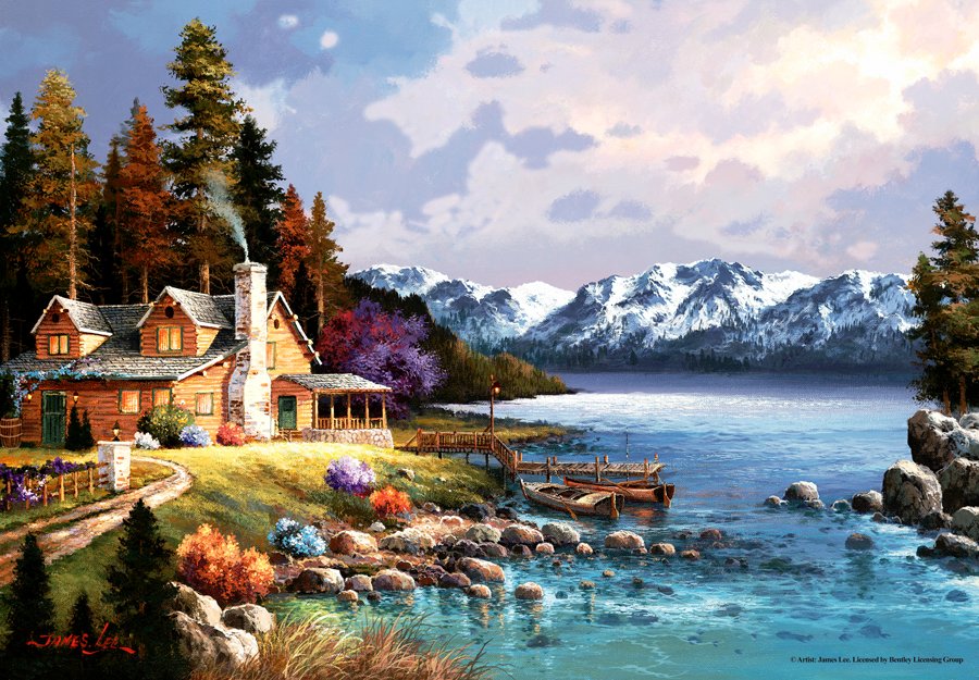 Mountain Cabin, James Lee (500pcs)