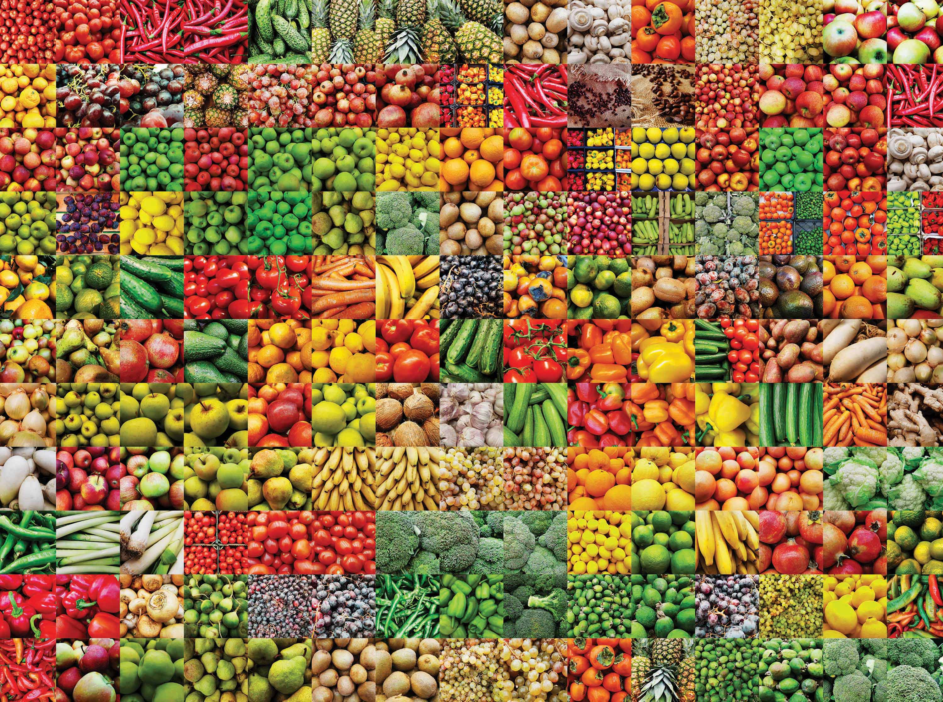 Colorful Collage - Nature's Rainbow (1000pcs)