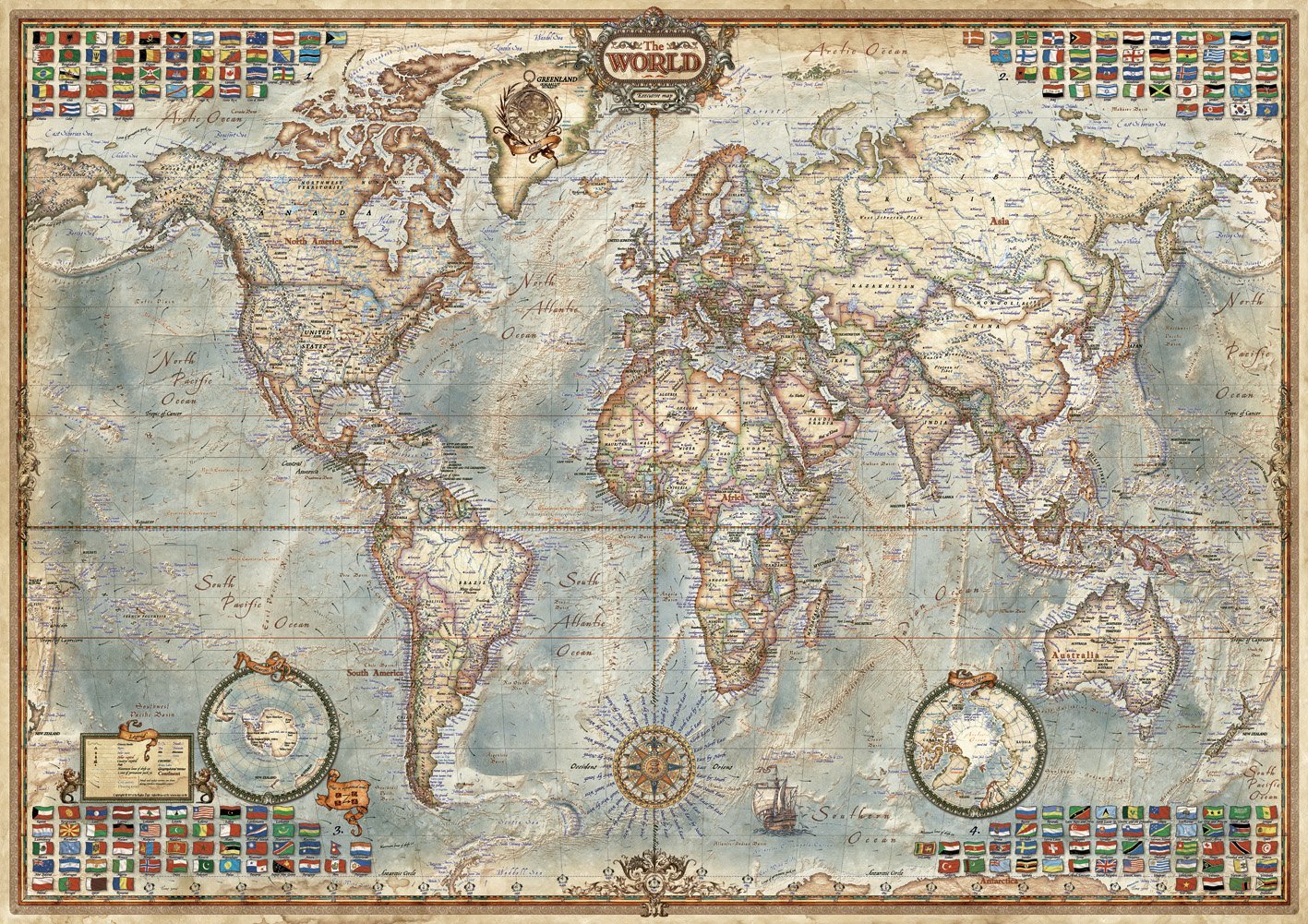 Carte politique du monde, Rajko Zigic