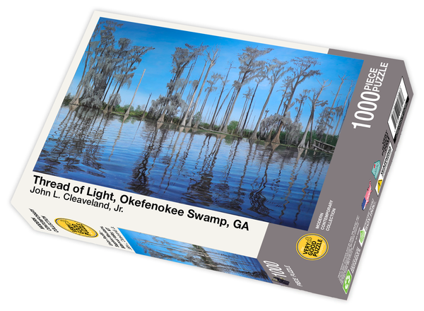 PFG Thread of Light, Okefenokee Swamp, GA, John Cleaveland (Usage/Used - PUZZLES FOR GOOD)
