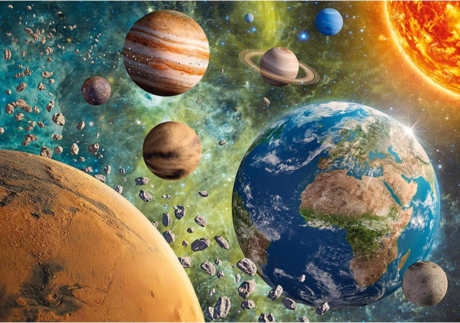 Planète Terre dans Galaxy Space (2000pcs)