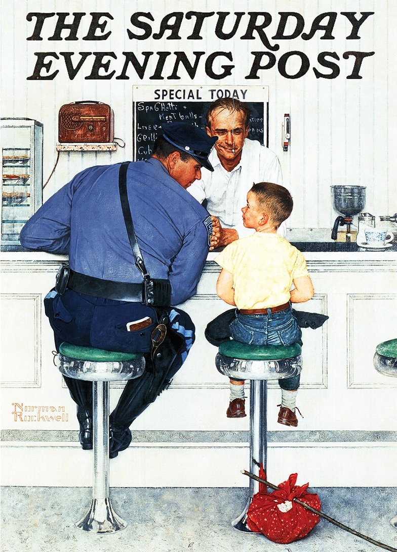 Le Runaway, Norman Rockwell