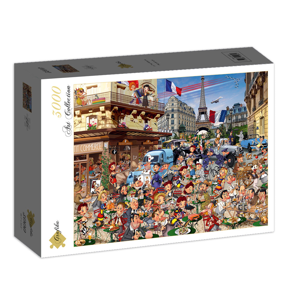 PFG Les Trentes Glorieuses, Francois Ruyer (3000pcs) (Usage/Used - PUZZLES FOR GOOD)