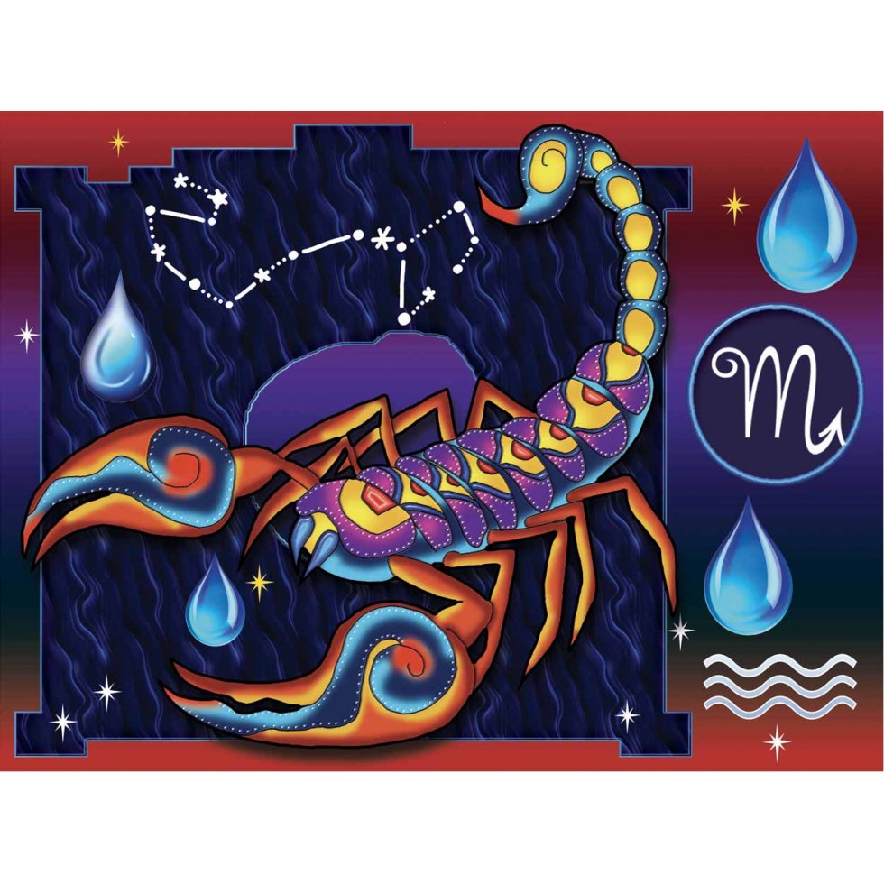 Scorpion / Scorpion, peinture de diamant