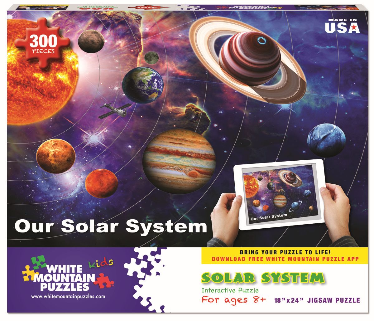 Our Solar System - Interactive Puzzle (Free App Included)