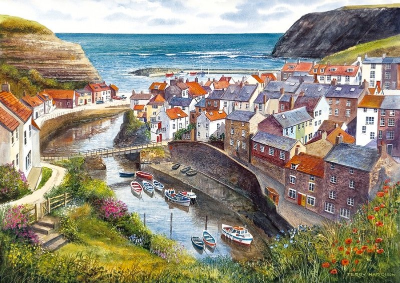 Staithes, Terry Harrison (1000pcs)
