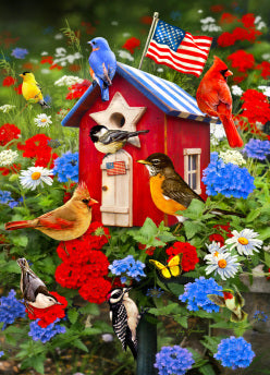Patriotic Birdhouse, Greg Giordano