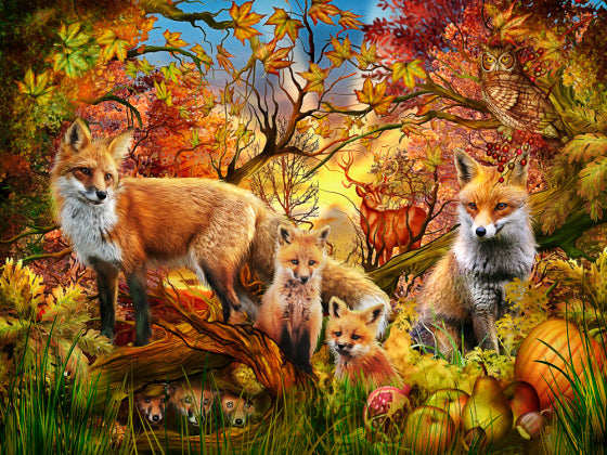 Foxes d'automne, Ciro Marchetti (550pcs)