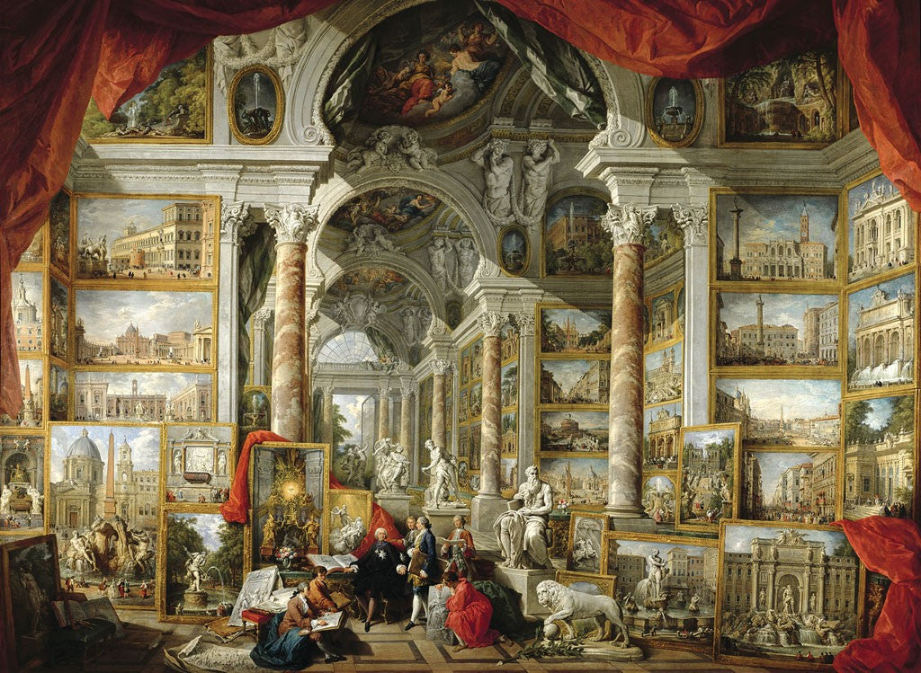 View of Modern Rome, Pannini