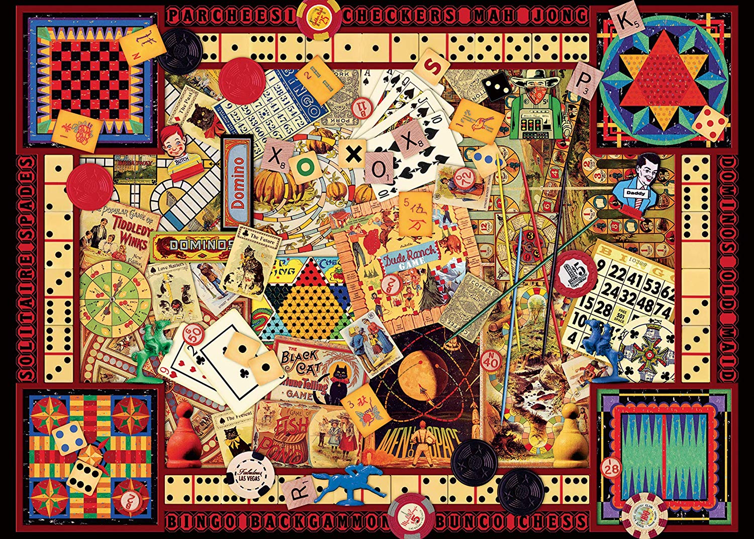 Ravensburger Vintage Games (1000pcs)