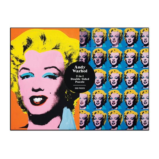 Warhol Marilyn 500 Piece 2-Sided Puzzle